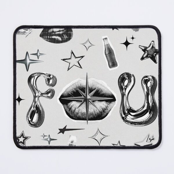 Item preview, F*U y2k grunge Print designed and sold by LarkaArt.