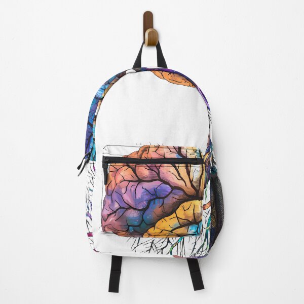 Item preview, Neurodivergent Brain Tree of Knowledge - Vibrant Brain and Roots Art designed and sold by WatermelonPink.