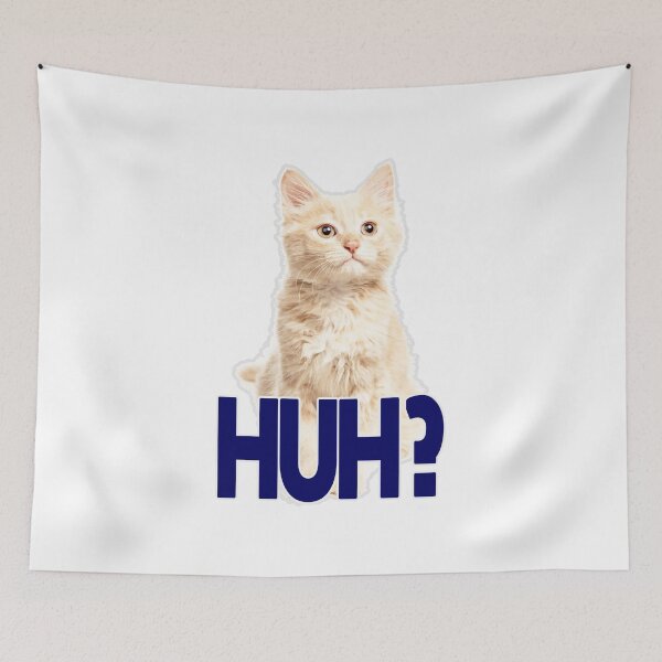 Item preview, Cute Cat Meme  Huh Cat designed and sold by FYS-Arte-Style.