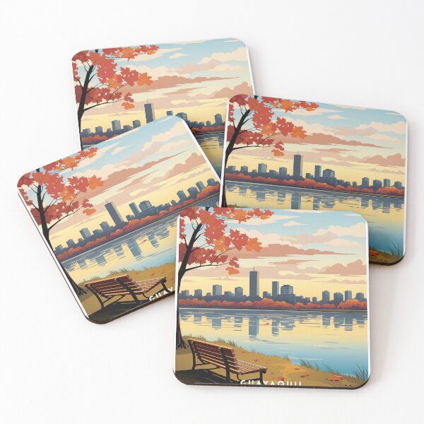 Item preview, Guayaquil Ecuador Vibrant Harbor designed and sold by NeuralVibe.