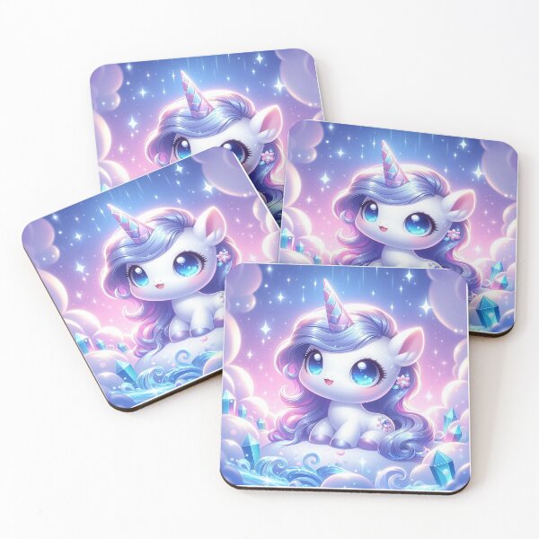 Item preview, Cute Unicorn Rainbow Magical Creature Beautiful Fantasy Art designed and sold by Laura BC.
