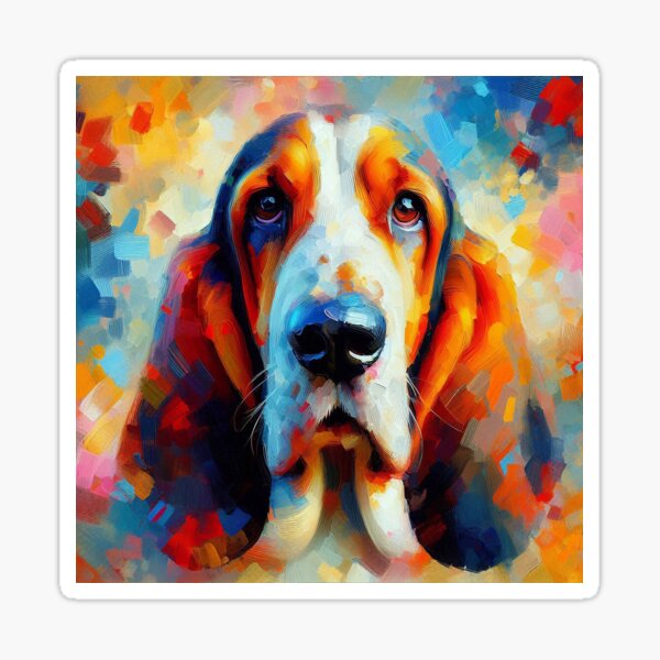 Item preview, Bold Basset Hound designed and sold by Charlie-Designs.