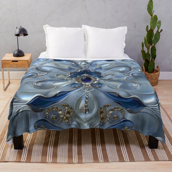 Item preview, Copy of Royal Pattern in Hues of Blue and Silver v.2 designed and sold by Print2Harbor.