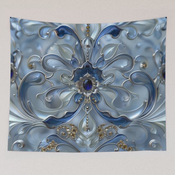 Item preview, Copy of Royal Pattern in Hues of Blue and Silver v.2 designed and sold by Print2Harbor.