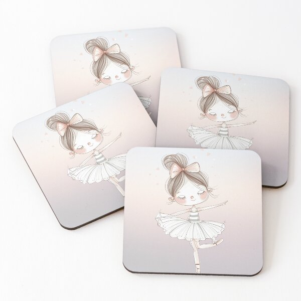Item preview, Adorable Ballerina in Tutu Illustration designed and sold by ddproducts.