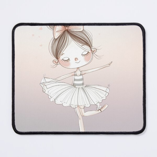 Item preview, Adorable Ballerina in Tutu Illustration designed and sold by ddproducts.