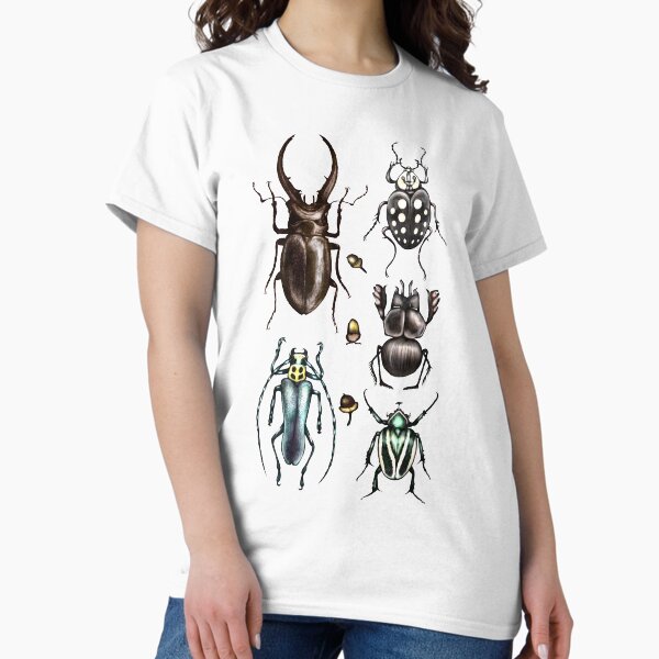 Item preview, Colored beetle pattern - Insect collection designed and sold by MonoMano.