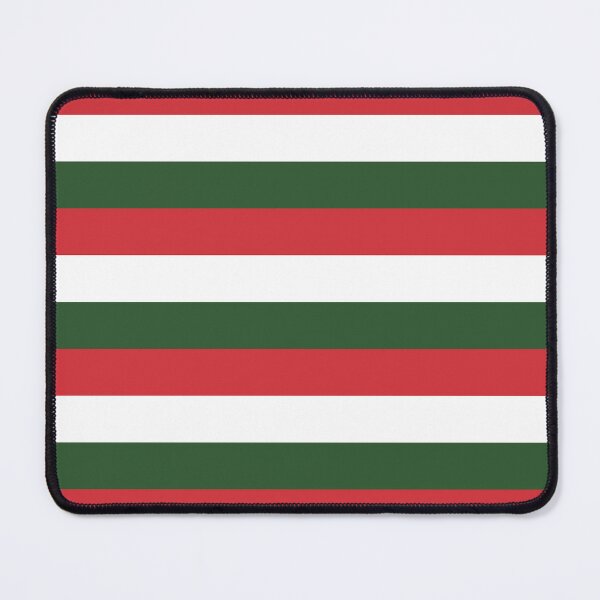 Item preview, 3 Large RED PINE GREEN and WHITE Horizontal STRIPES designed and sold by RachelMacht.