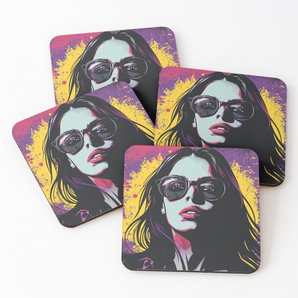 Item preview, Woman Pop Art Glasses designed and sold by PixelsAvenue.
