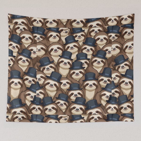 Item preview, Tophat Sloth Extravaganza designed and sold by Slick-Waffles.