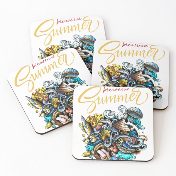 Item preview, welcome  bienvenue summer designed and sold by biiill.