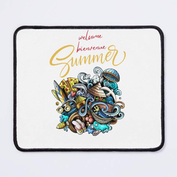 Item preview, welcome  bienvenue summer designed and sold by biiill.