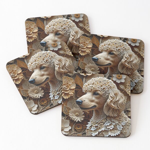 Item preview, Poddle dog floral designed and sold by CraftFabrica.