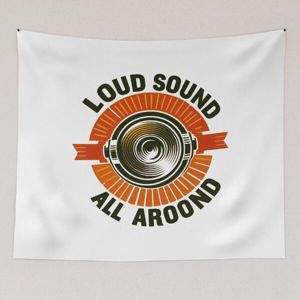 Item preview, LOUD SOUND ALL AROUND designed and sold by Gnfree.