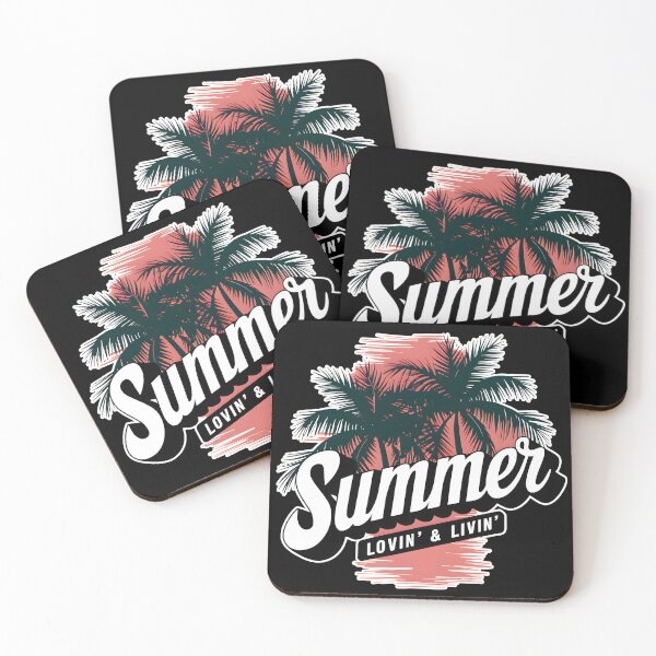 Item preview, Summer lovin and livin palm trees background designed and sold by ILOVEART247.