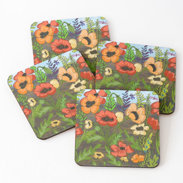 Item preview, Garden of Poppies designed and sold by SJBT58.