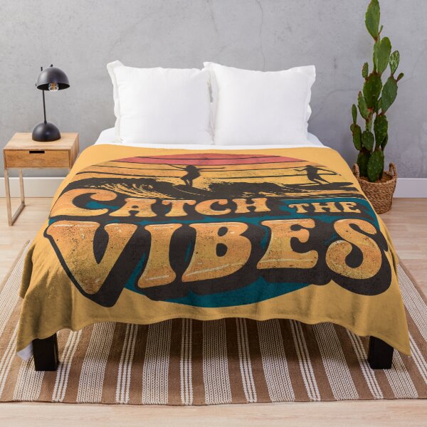 Item preview, Summer t shirt CATCH THE VIBES Surf designed and sold by EdGraphy.