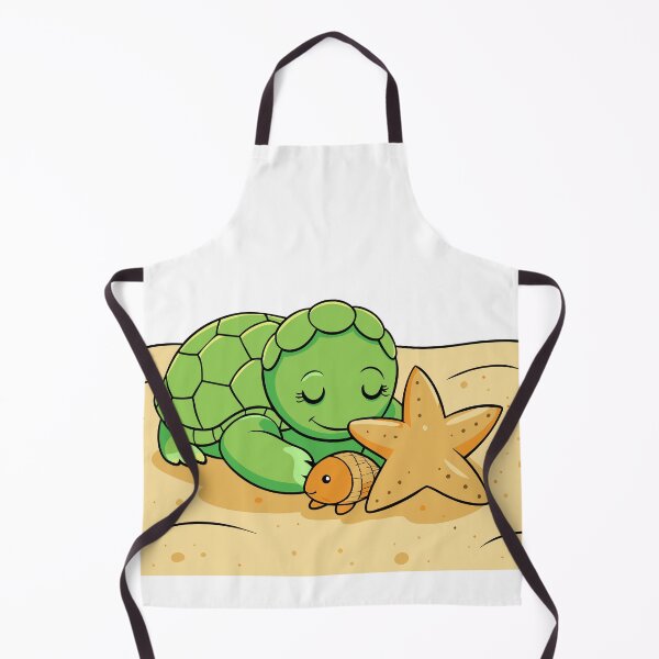 Item preview, Fluffy Turtle Cuddling with a Baby Starfish designed and sold by omerfdln34.