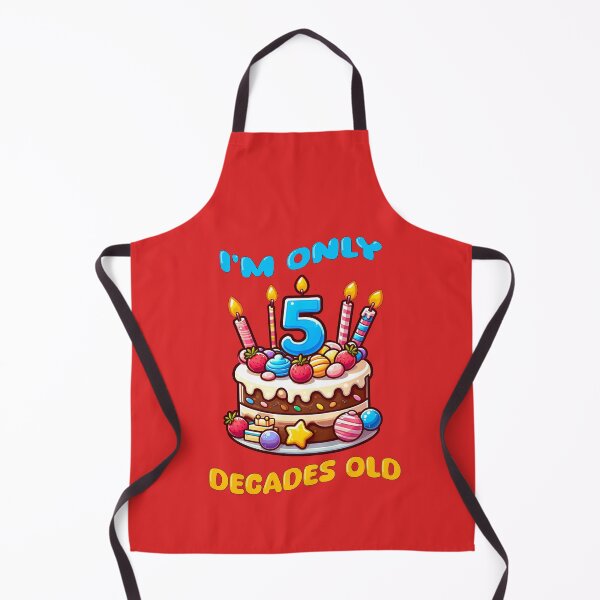 Item preview, I'm Only 5 Decades Old happy 50th birthday humor designed and sold by AlchemyColor.