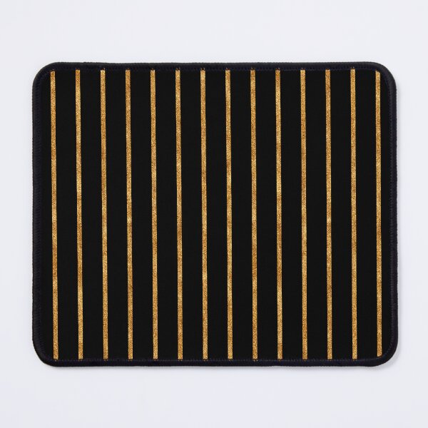 Item preview, Black and Gold Stripe Pattern designed and sold by Oak Mountain.