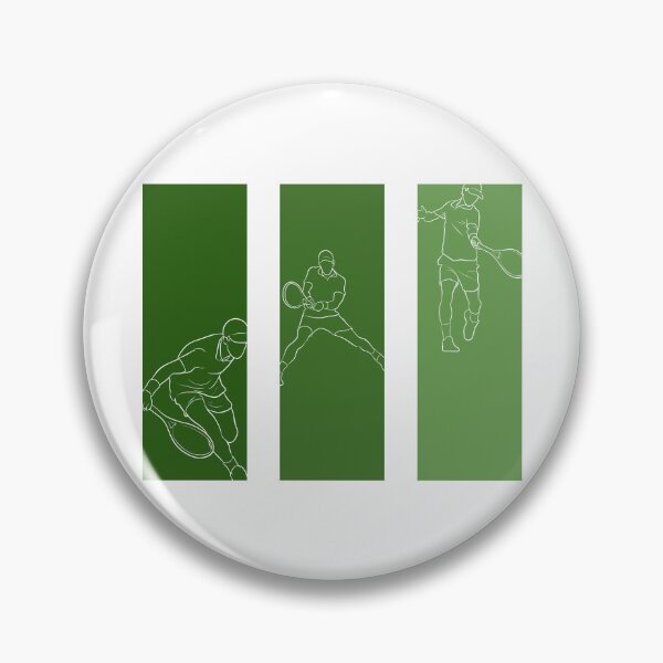 Item preview, Tennis player on grass court designed and sold by TieBreak-Tennis.