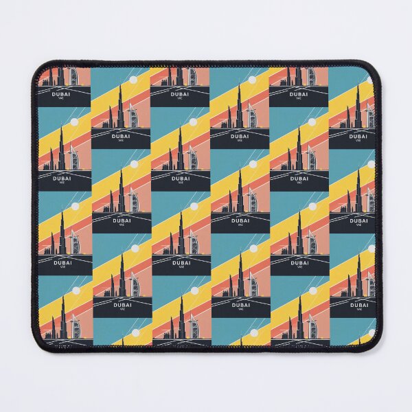 Item preview, Vintage Dubai UAE travel poster – Minimalist retro design for tourism and wall art designed and sold by pod24.