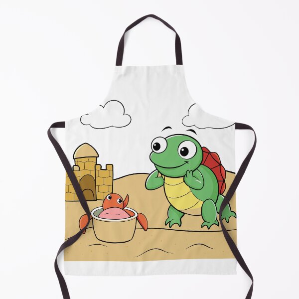 Item preview, Fluffy Turtle Building a Sandcastle designed and sold by omerfdln34.