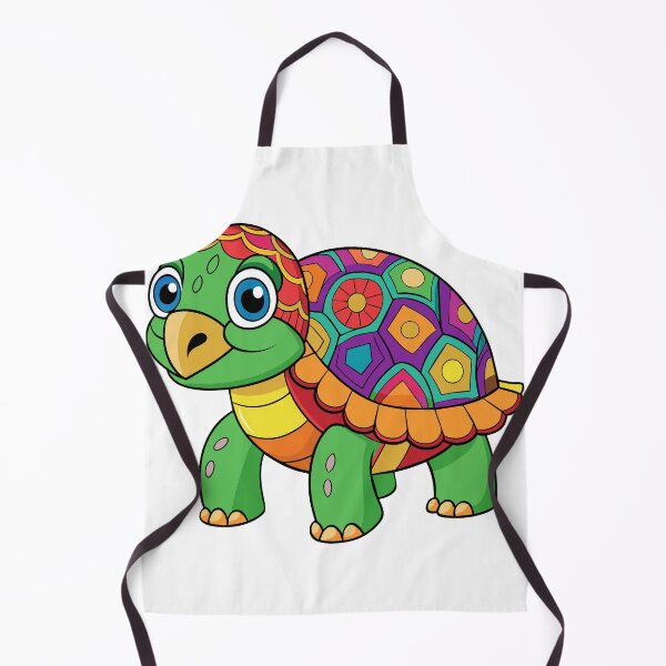 Item preview, Tortuga peluda pintando su caparazón con colores vibrantes designed and sold by omerfdln34.