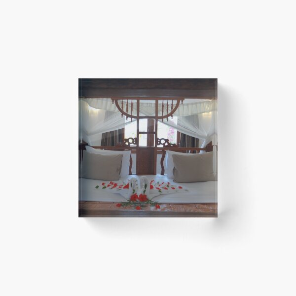 Item preview, Swahili Bed - White Paradise Resort - Zanzibar Island, Tanzania, Africa designed and sold by exploramum.