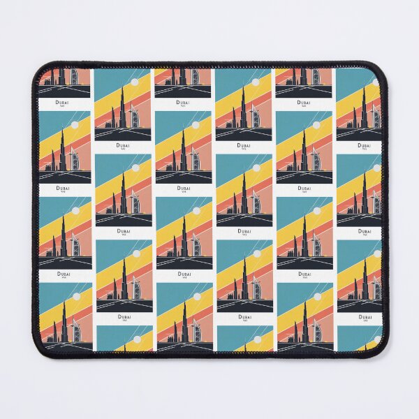 Item preview, Vintage Dubai UAE travel poster – Minimalist retro design for tourism and wall art designed and sold by pod24.