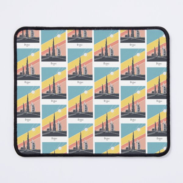 Item preview, Vintage Dubai UAE travel poster – Minimalist retro design for tourism and wall art designed and sold by pod24.
