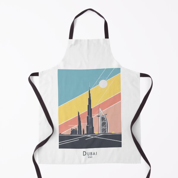 Item preview, Vintage Dubai UAE travel poster – Minimalist retro design for tourism and wall art designed and sold by pod24.