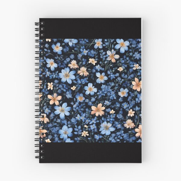 Item preview, Blue flowers designed and sold by Magixa.