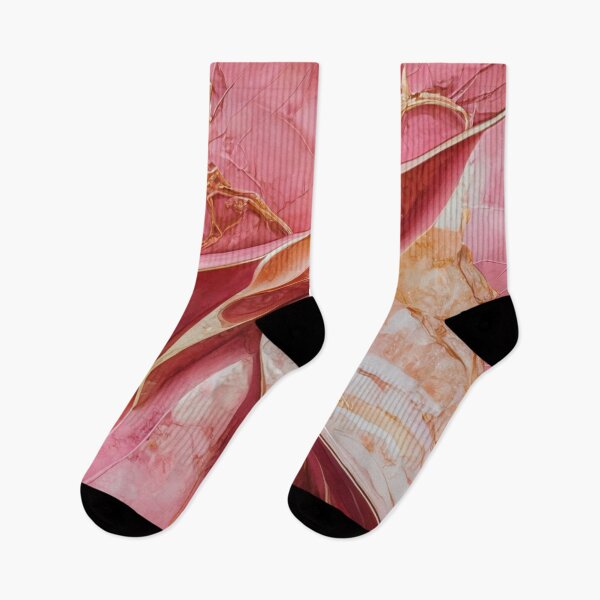 Item preview, Pink and Gold Marble Art designed and sold by ChainsArt.