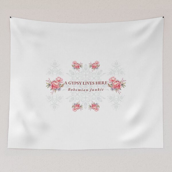 Item preview, A Gypsy Lives Here, Bohemian Junkie designed and sold by WitchyGypsyCo.