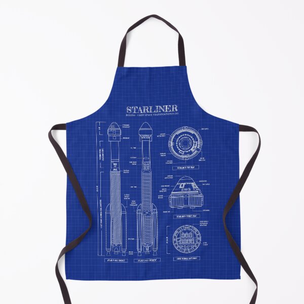 Item preview, STARLINER (CST-100) (Blueprint Vertical) designed and sold by BGALAXY.