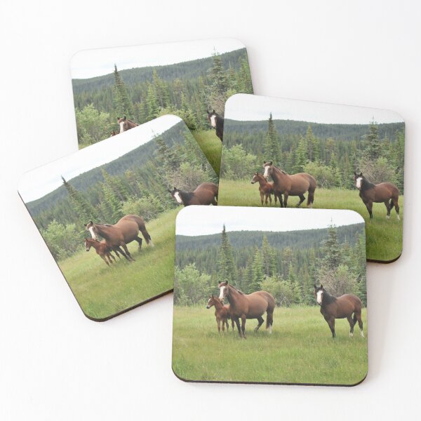 Item preview, Wild horses in Alberta, Canada designed and sold by amymayb.