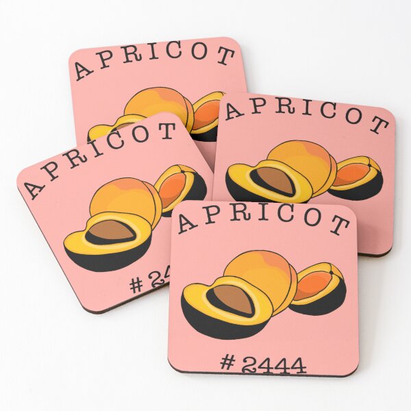 Item preview, Apricot Fruit Sticker designed and sold by Erin Stenson.