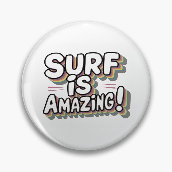 Item preview, Colorful Surf Typography for Beach Lovers designed and sold by cj-digital.