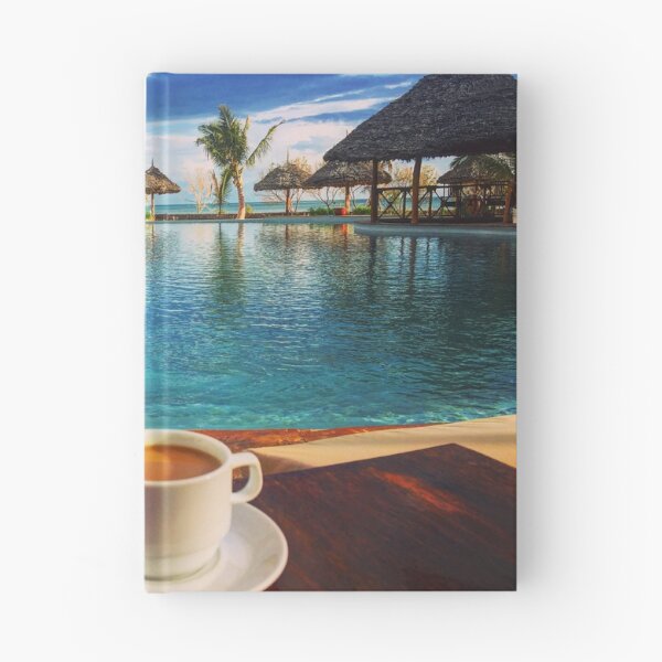 Item preview, Coffee By The Pool - White Paradise Resort - Zanzibar Island, Tanzania, Africa designed and sold by exploramum.