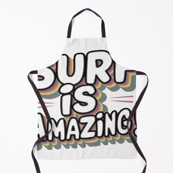Item preview, Colorful Surf Typography for Beach Lovers designed and sold by cj-digital.