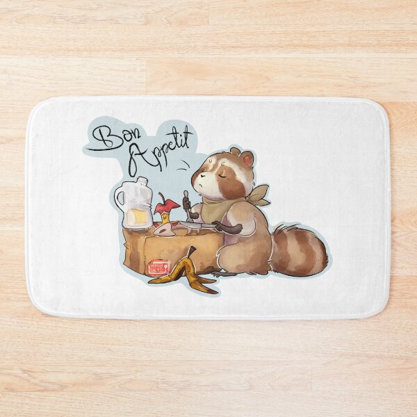 Item preview, bon appetite raccoon  designed and sold by ViliBoosher.