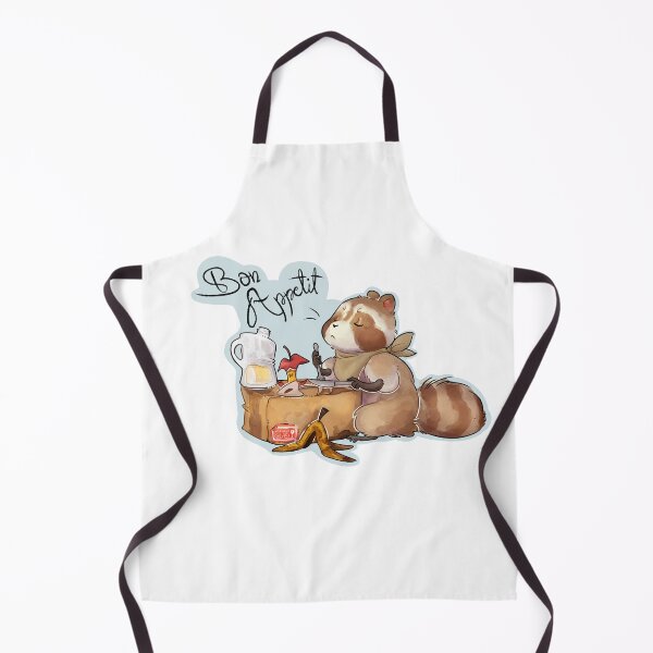Item preview, bon appetite raccoon designed and sold by ViliBoosher.
