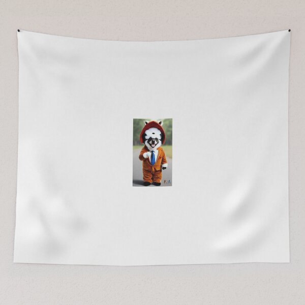 Item preview, Happy Dog in a Funny Costume #9 designed and sold by fabfunnyanimals.