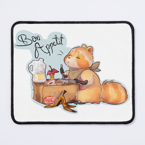 Item preview, bon appetite golden raccoon designed and sold by ViliBoosher.