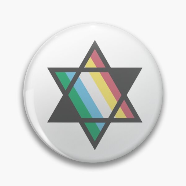 Artikelvorschau, Behindertenflagge Davidstern entworfen und verkauft von HalfMoonWorks.