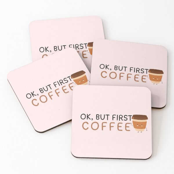 Item preview, ok, but first coffee  designed and sold by Avaaxa.