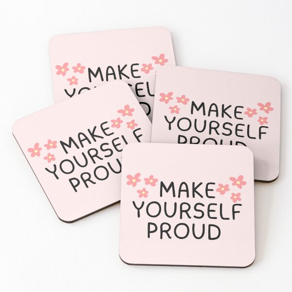 Item preview,  "Make Yourself Proud" - Motivational and Empowering Typography Design  designed and sold by Avaaxa.