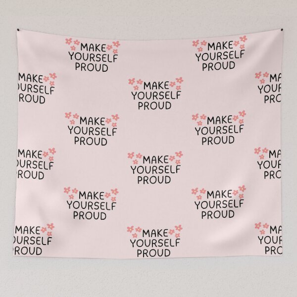 Item preview,  "Make Yourself Proud" - Motivational and Empowering Typography Design  designed and sold by Avaaxa.