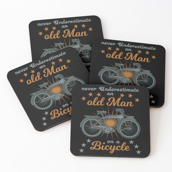 Item preview, Bicycle old man vintage funny saying designed and sold by MaximWundersee.